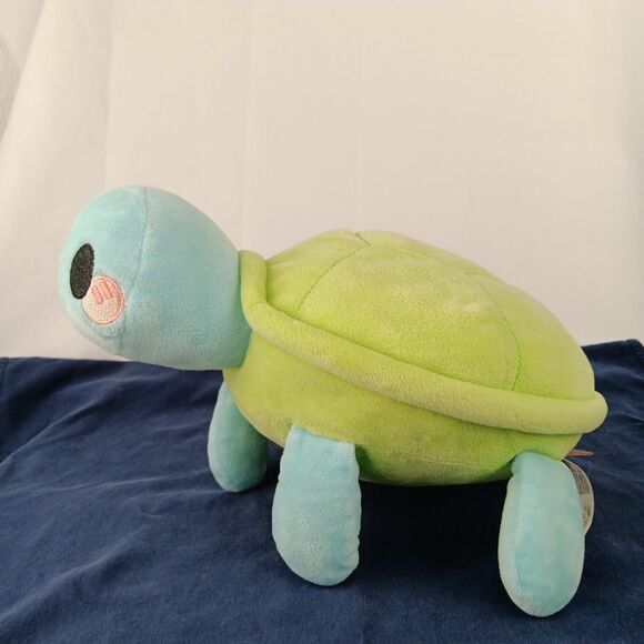 Mind Games Honeymaru Sea Turtle With Green Shell Plush Toy Stuffed Tortoise - Picture 5 of 15